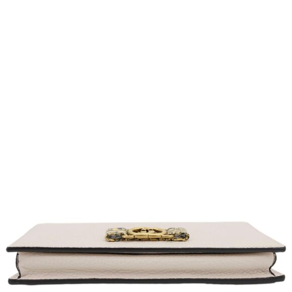 Gucci Interlocking G Leather Chain Wallet Beige 746056 - Picture 9 of 13